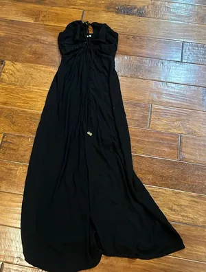 Tularosa Black tie cover up Dress thumbnail 1