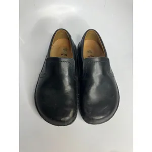 Birkenstock clog shoes chefs nursing black leather‎ women's size 36 thumbnail 2