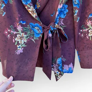 Floral Wrap Blouse thumbnail 3