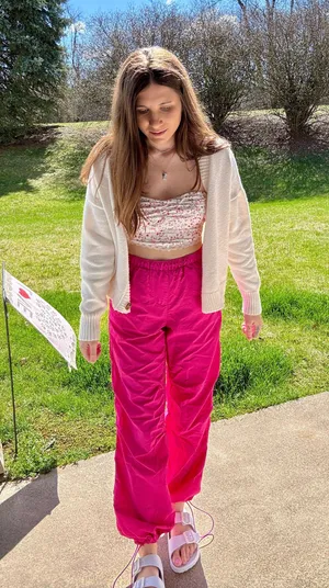 Blue Blush Floral Bandana Top thumbnail 3