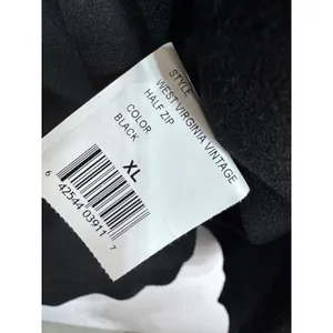 Hype and Vice Crop XL Black West Virginia WVU Half Zip Sweatshirt Collegiate New thumbnail 4