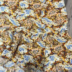 Free People Nadia Floral-Print Ruffle-Hem Skirt size 8 thumbnail 6