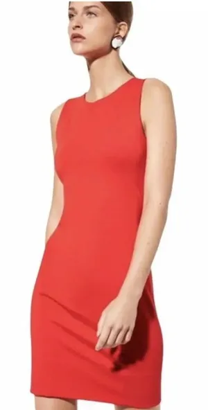 Aritzia Babaton Red Orange Bodycon Dress - Size 4 thumbnail 1