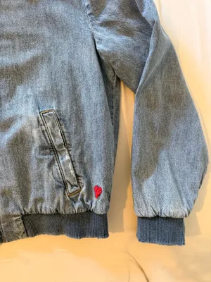Lucky Brand Bomber Denim Jacket thumbnail 2