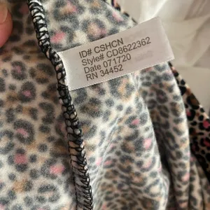 ClimateRight Womens Leggings XL Pink & Brown Cheetah Print Thick Waist 38 40 42 thumbnail 5