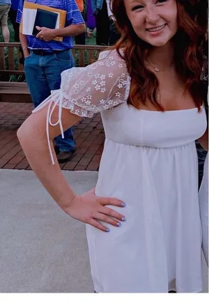 Lucy in the Sky White Mini Dress thumbnail 6