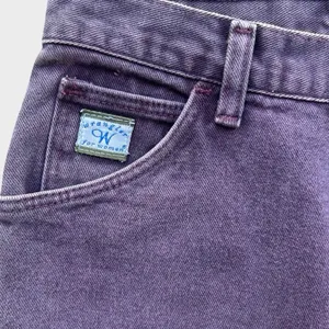 Vintage Wrangler Jeans Purple High Rise Tapered Leg Women's 6 90s Western Rodeo thumbnail 3