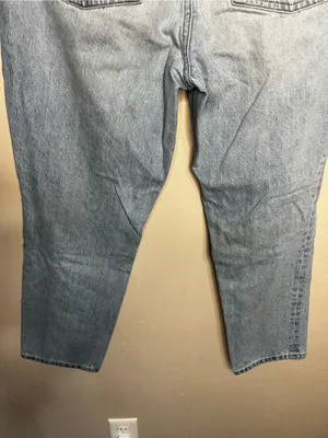 Everlane The Curvy 90’s Cheeky Straight‎ Ankle High Rise Button Fly Denim Jeans thumbnail 11
