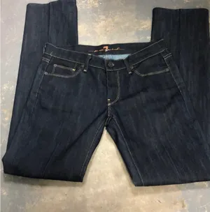 7 for All mankind Jeans Straight Size 28 Hemmed Bin P11 thumbnail 1