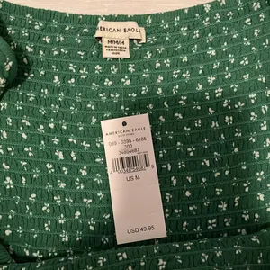 American Eagle Outfitters Teal Floral Dress thumbnail 7