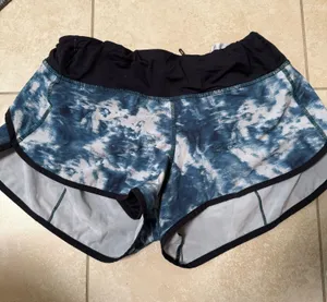 Lululemon Speed Up Tie-Dye Shorts Blue 2.5" thumbnail 1