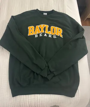 Green Baylor Crewneck thumbnail 1