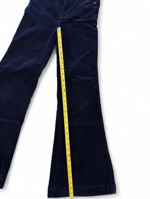 Rolla's womens Navy Eastcoast Flare Corduroy Jeans size 25 US (7 AUS) thumbnail 7