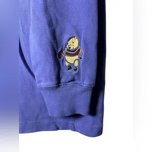 Vintage Disney Store Purple Long Sleeve T-Shirt Mittens Embroidery Womens Size L thumbnail 6