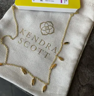 Kendra Scott Gold Necklace thumbnail 5