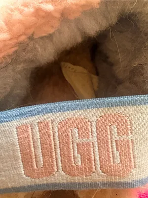UGG Fluff Yeah Slide Cali Collage "Cotton Candy" color-way preloved- flaws thumbnail 7