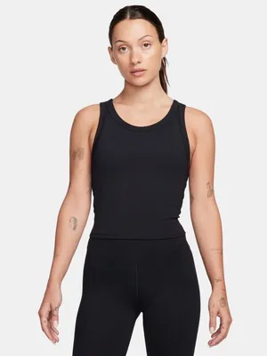 Nike Black Women's Racer Tank Top thumbnail 1