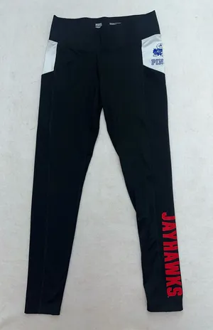 Victoria’s Secret PINK Kansas University KU Jayhawks Ultimate Yoga Leggings Sz S thumbnail 1