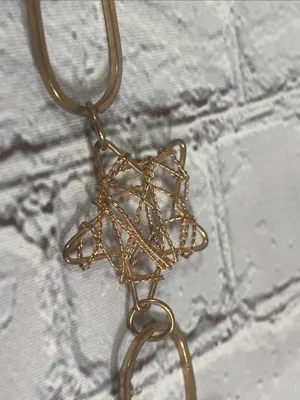 Bronze Gold Tone Chain Y2K Belt Necklace Waist Chain Boho thumbnail 5