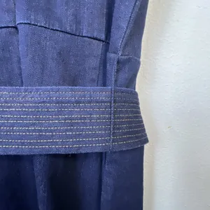 Banana Republic denim y2K blue Jean Dress Belt 10 bohemian retro career y2k thumbnail 7