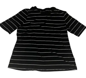 Women's Black and Navy‎ T-shirt thumbnail 1