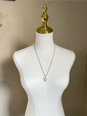 Leopard Boutique Goddess Charm Star Pendant with 18K Gold Over Sterling Silver thumbnail 2