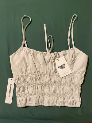 NWT Princess Polly “Fall Back In” Tank Top Shirt (Blue) thumbnail 7