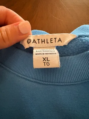 Athleta Blue Crew Neck thumbnail 2