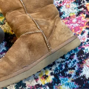 UGG Classic Tall Sheepskin Boot Chestnut Womens Size 7 thumbnail 2