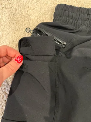 Layer8 Black Athletic Shorts With Pockets thumbnail 4