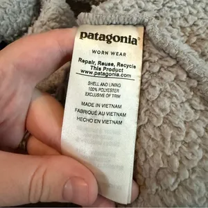 Patagonia Los Gatos‎ Fuzzy Jacket Women’s Size Small Gray 1/4 Zip Long Sleeve thumbnail 5