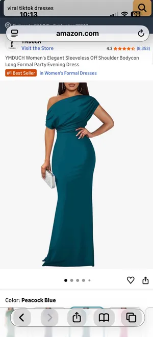Formal dress Blue thumbnail 3