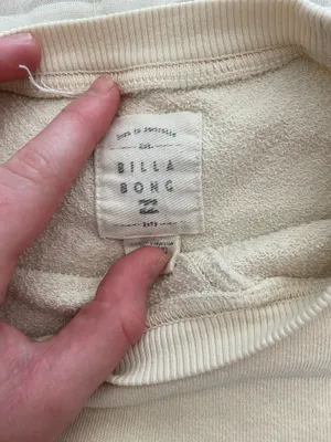 billabong crewneck cream thumbnail 3