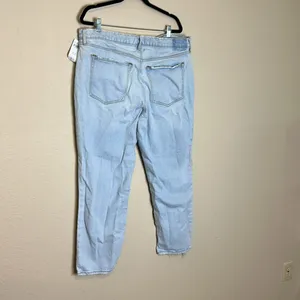 Abercrombie & Fitch The 90’s straight ultra high rise‎ jeans Size 18 Short NWT thumbnail 7