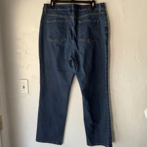 LLBean Classic Fit Womens Blue Denim Jeans Size 16‎ Regular Casual Basic thumbnail 4