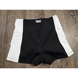 Fabletics NWT High-Waisted Swim Short Classic Black White Size Medium thumbnail 5