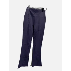 Wild Fable Flare Leggings Women XS Navy Purple‎ High Waisted Split Hem Pants thumbnail 3