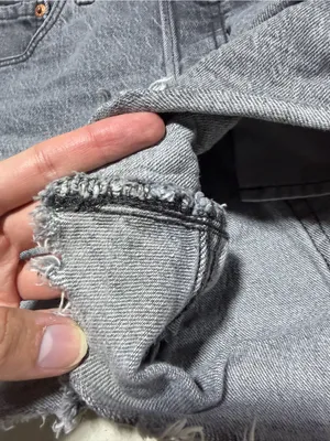 Levi’s Distressed Women's Denim Shorts gray washed 25 thumbnail 7