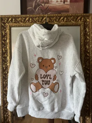 Pink Coconut Sun-kissed coconut bear hoodie thumbnail 4
