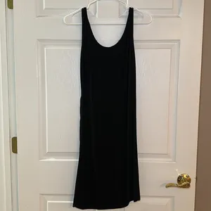 Amazon Sleeveless‎ Maternity Dress Tank Scoop Neck Casual Medium Black thumbnail 4