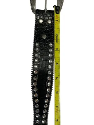 ✨ Blazin Roxx Rhinestone Western Belt – Black | Bling | Cowgirl Glam ✨ thumbnail 6