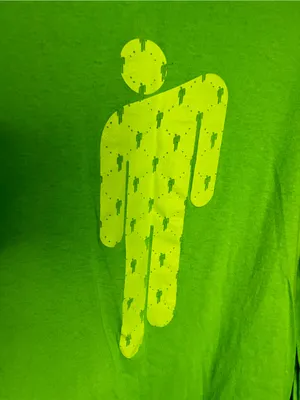 Billie Eilish Neon Green Blohsh Official Concert MerchUnisex Long Sleeve Top‎ thumbnail 3