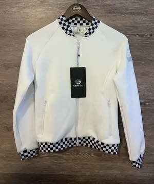 Foray Golf Women Jacket White Size Small Neoprene Bomber Natures Way NEW thumbnail 1