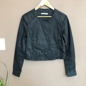 Mavi Jeans‎ Co. Ruby Coated Black Jacket Small thumbnail 2