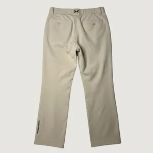 Under Armour Golf Pants‎ Women 32 Khaki Beige Stretch Chino Performance Trousers thumbnail 2