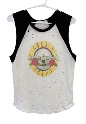 Daydreamer Distressed Gun N' Roses Tank Top Size Medium thumbnail 1