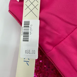 She +‎ Sky size Medium pink sequin sparkly strapless mini dress New with Tags thumbnail 6