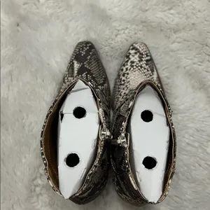 Qupid Slay Snake Print Heeled Boots thumbnail 9