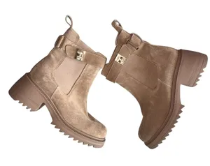 Steve Madden NEW Gates Platform Chelsea Boot (Women) 8.5M, TAUPE SUED thumbnail 1