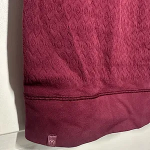 Lululemon Reveal 1/2 Zip Mindful Motion Deep Ruby thumbnail 6